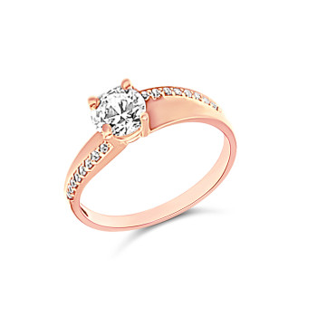 Rozé Arany Gyűrű (méret:60) AU 72734