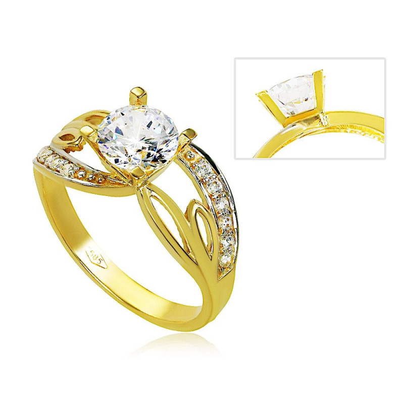 Arany Gyűrű (méret:55) AU 95553