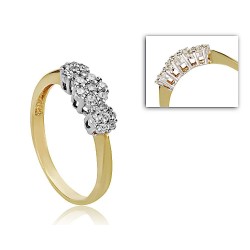 Arany Gyűrű (méret:54) AU 93102