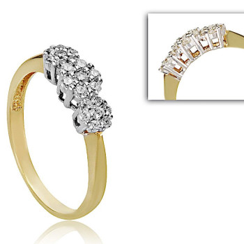 Arany Gyűrű (méret:54) AU 93102