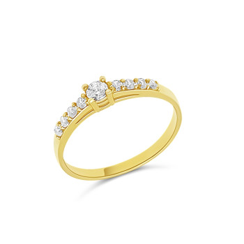 Arany Gyűrű (méret:54) AU 95017