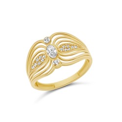 Arany Gyűrű (méret:59) AU 93026