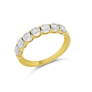 Arany Brill Köves Gyűrű (méret:53) AU 94178