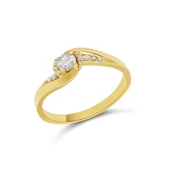 Arany Brill Köves Gyűrű (méret:55) AU 94172 Arany Brill Köves Gyűrű (méret:55) AU 94172