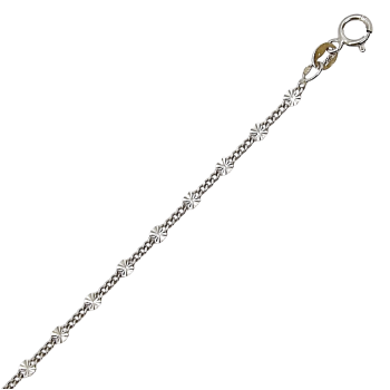 Fehérarany Karlánc (méret:19) AU 90050