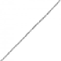 Fehérarany Karlánc (méret:20) AU 47175