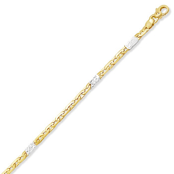 Arany Tömör Karlánc (méret:19) AU 92813