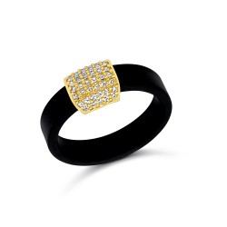 Arany Kaucsuk (méret:60) Gyűrű AU 92069