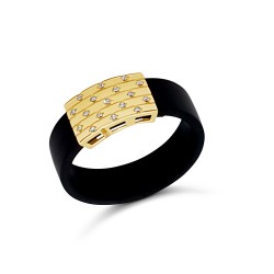 Arany Kaucsuk (méret:62) Gyűrű AU 92071