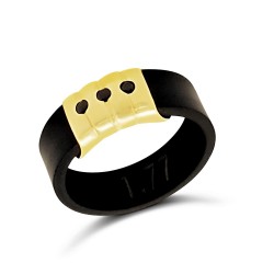 Arany Kaucsuk (méret:57) Gyűrű AU 79358