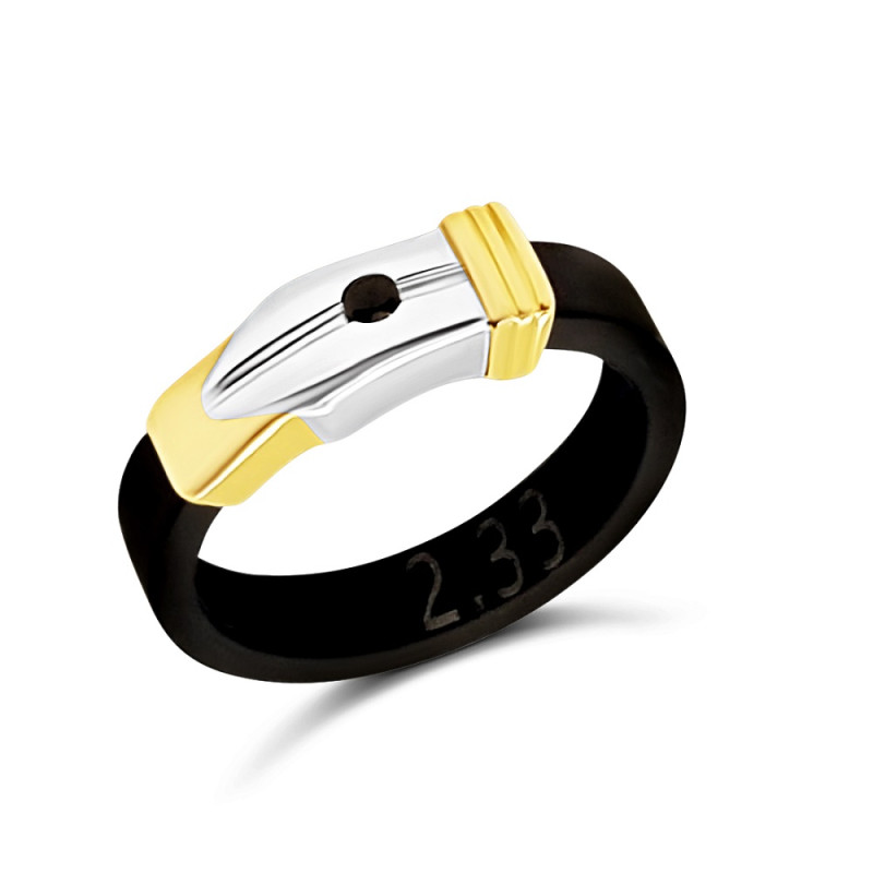 Arany Kaucsuk (méret:59) Gyűrű SC 79360