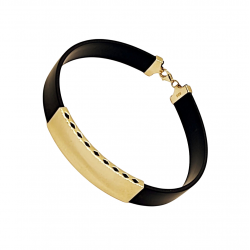 Arany Kaucsuk (méret:21) Karkötő AU 91323