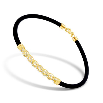 Arany Kaucsuk (méret:20) Karkötő AU 91327