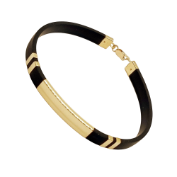 Arany Kaucsuk (méret:22) Karkötő AU 93073