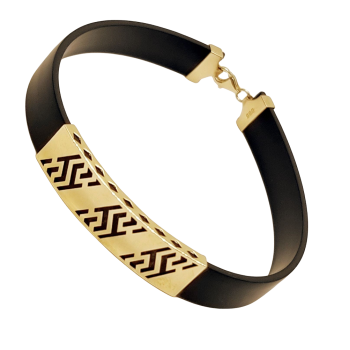 Arany Kaucsuk (méret:21) Karkötő AU 93164