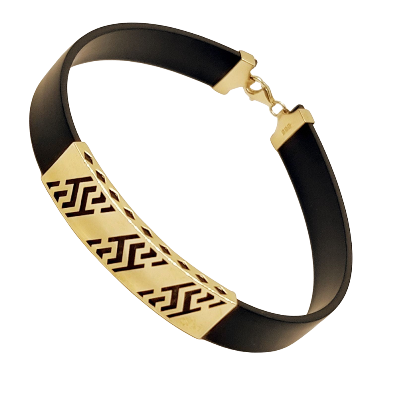 Arany Kaucsuk (méret:21) Karkötő AU 93164