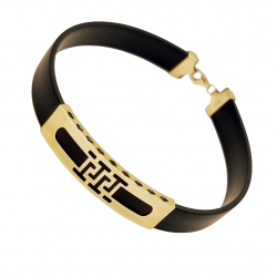 Arany Kaucsuk (méret:21) Karkötő AU 93165