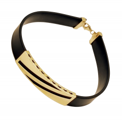 Arany Kaucsuk (méret:21) Karkötő AU 93166