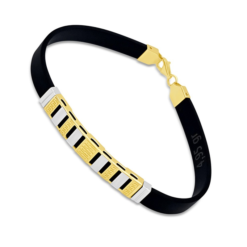 Arany Kaucsuk (méret:20,5) Karkötő AU 93615