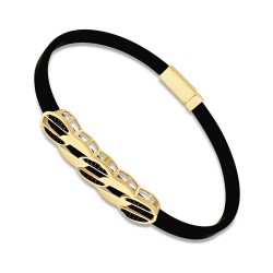 Arany Kaucsuk (méret:21) Karkötő AU 62304