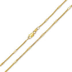 Arany Tömör Lánc (méret:50) AU 81008