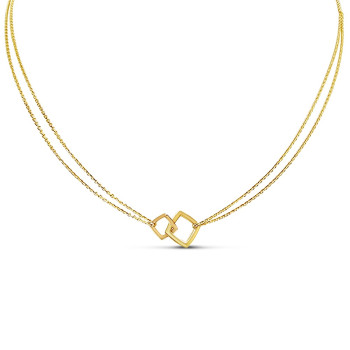 Arany Dupla Lánc (méret:41-44) AU 94198