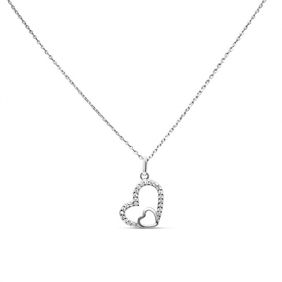 Fehérarany Lánc (méret:45) AU 79403