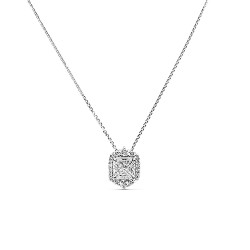 Fehérarany Lánc Medállal (méret:42,45) AU 95512