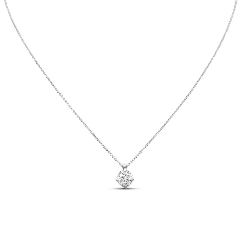 Fehérarany Lánc Medállal (méret:42,45) AU 96190