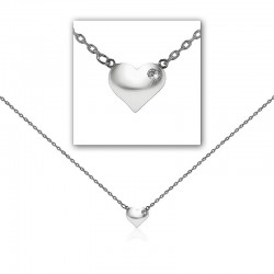 Fehérarany Lánc Medállal (méret:42-44) AU 95828