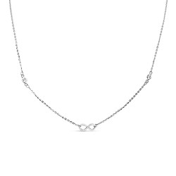 Fehérarany Lánc Medállal (méret:45) AU 95523