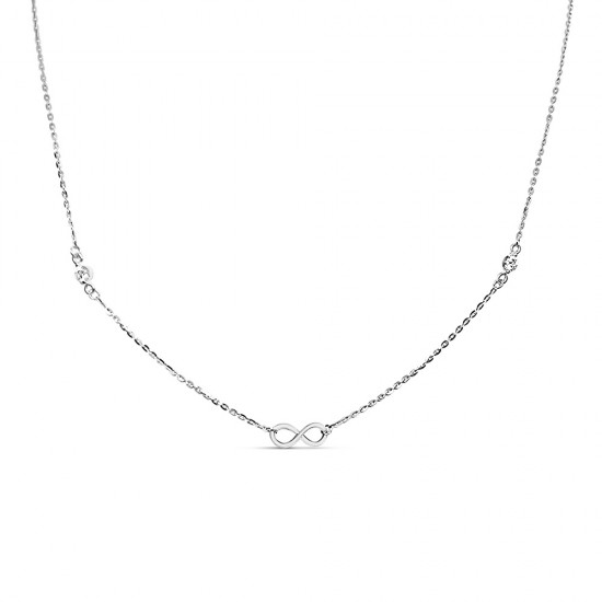 Fehérarany Lánc Medállal (méret:45) AU 95523 Fehérarany Lánc Medállal (méret:45) AU 95523