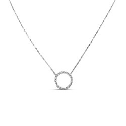 Fehérarany Lánc Medállal (méret:43,46) AU 95514