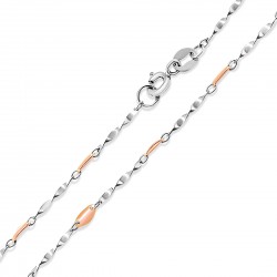 Fehérarany Lánc (méret:50) AU 73258