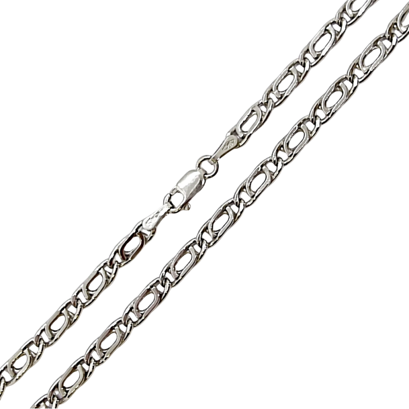 Fehérarany Lánc (méret:50) AU 91217