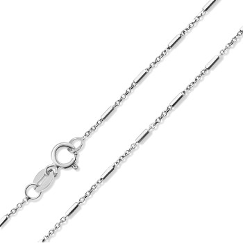 Fehérarany Lánc (méret:45) AU 92639