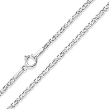 Fehérarany Lánc (méret:45) AU 94007