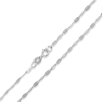 Fehérarany Lánc (méret:50) AU 94016