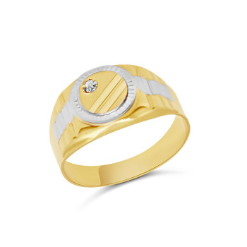 Arany Pecsétgyűrű (méret:67) AU 91153