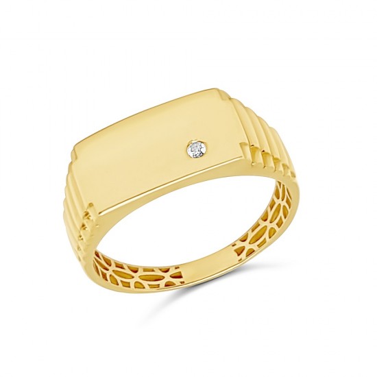 Arany Pecsétgyűrű (méret:68) AU 91890 Arany Pecsétgyűrű (méret:68) AU 91890