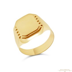 Arany Pecsétgyűrű (méret:63) AU 96088