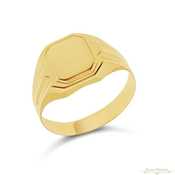 Arany Pecsétgyűrű (méret:55) AU 96090