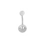 Fehérarany Köldök Piercing AU 84283