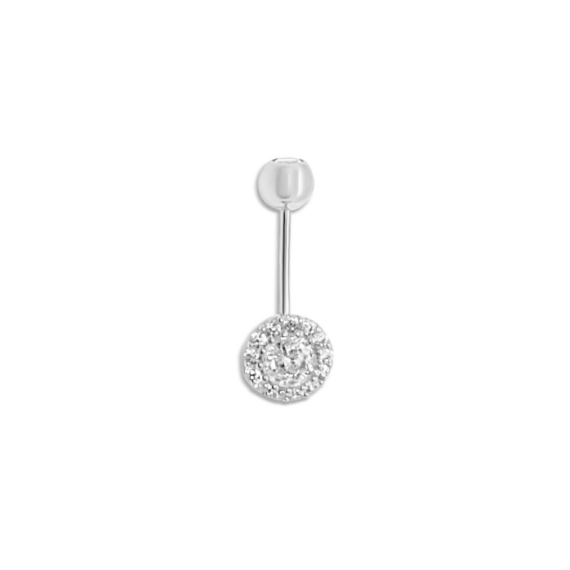 Fehérarany Köldök Piercing AU 93061