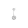 Fehérarany Köldök Piercing AU 93061