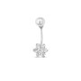 Fehérarany Köldök Piercing AU 93724