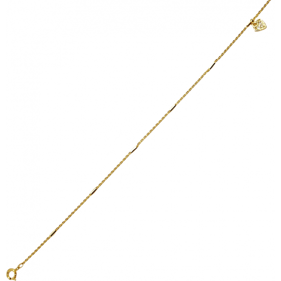 Aranyozott Ezüst Bokalánc (méret:22,5-27,5) VE 144589 Aranyozott Ezüst Bokalánc (méret:22,5-27,5) VE 144589