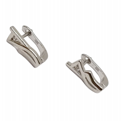 Ezüst Francia Kapcsos Fülbevaló SC 143317 Ezüst Francia Kapcsos Fülbevaló SC 143317