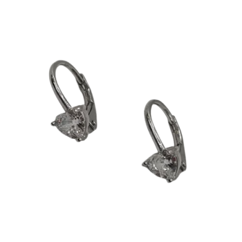 Ezüst Hagyományos Kapcsos Gyermek Fülbevaló SC 148028
