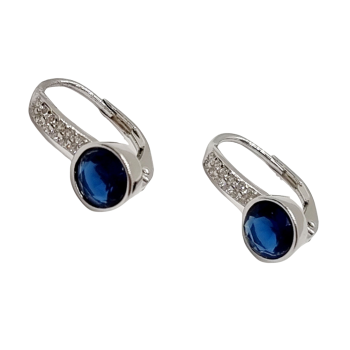 Ezüst Hagyományos Kapcsos Fülbevaló AD 131477